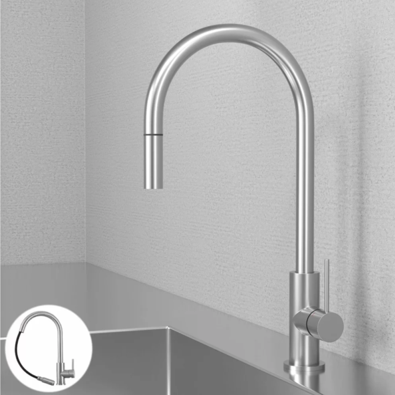 Nordic Tech Steel Accent köksblandare