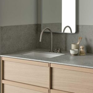 Tapwell ARM003 Krom tvåhåls tvättställsblandare and badrumsdesign مدرن