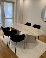 Matbord - Keramik Taj Mahal Grå blank