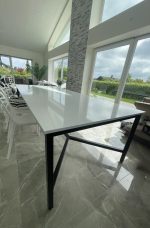 Matbord - Komposit Supreme White