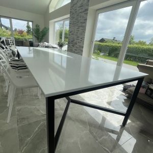 Matbord - Komposit Supreme White