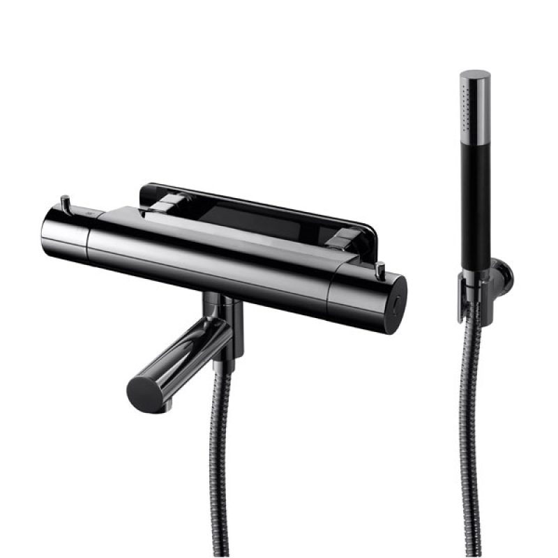 Tapwell Dusch och badkarsblandare EVO EVM026 Black Chrome